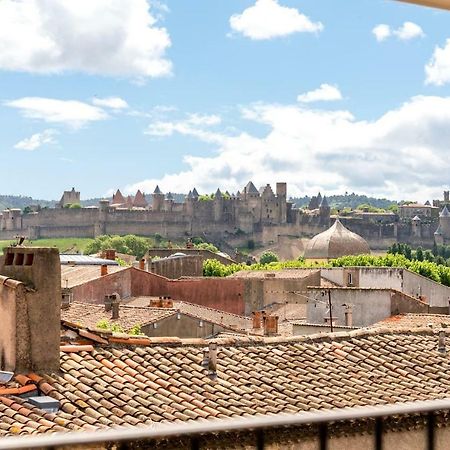 Les Cles De Laure - Wine Loft, Terrasse Et Vue Extraordinaire Sur La Cite Medievale การ์กาซอน ภายนอก รูปภาพ