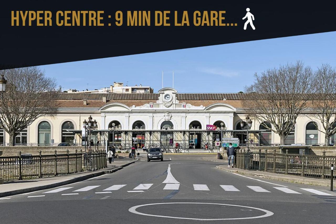 Les Cles De Laure - Wine Loft, Terrasse Et Vue Extraordinaire Sur La Cite Medievale การ์กาซอน ภายนอก รูปภาพ